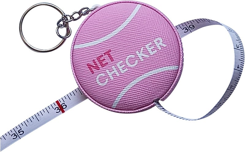 Scoring Right Net Checker Tennis Net Height Measuring Tape and Keyring - Image 1